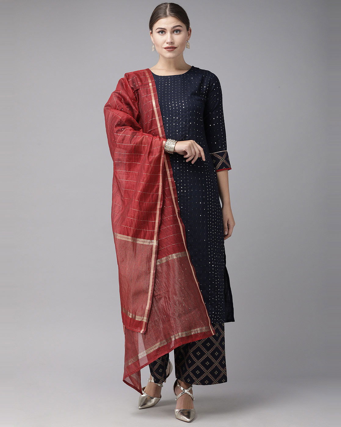Indo Era Kurta 44 Festive Wear Cotton Printed Designer Ready Made Collection