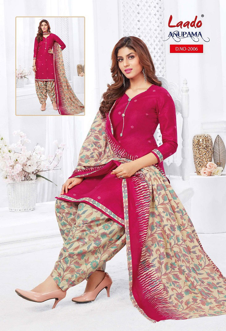 Laado Anupama 2 Casual Daily Wear Cotton Printed Dress Material Collection
