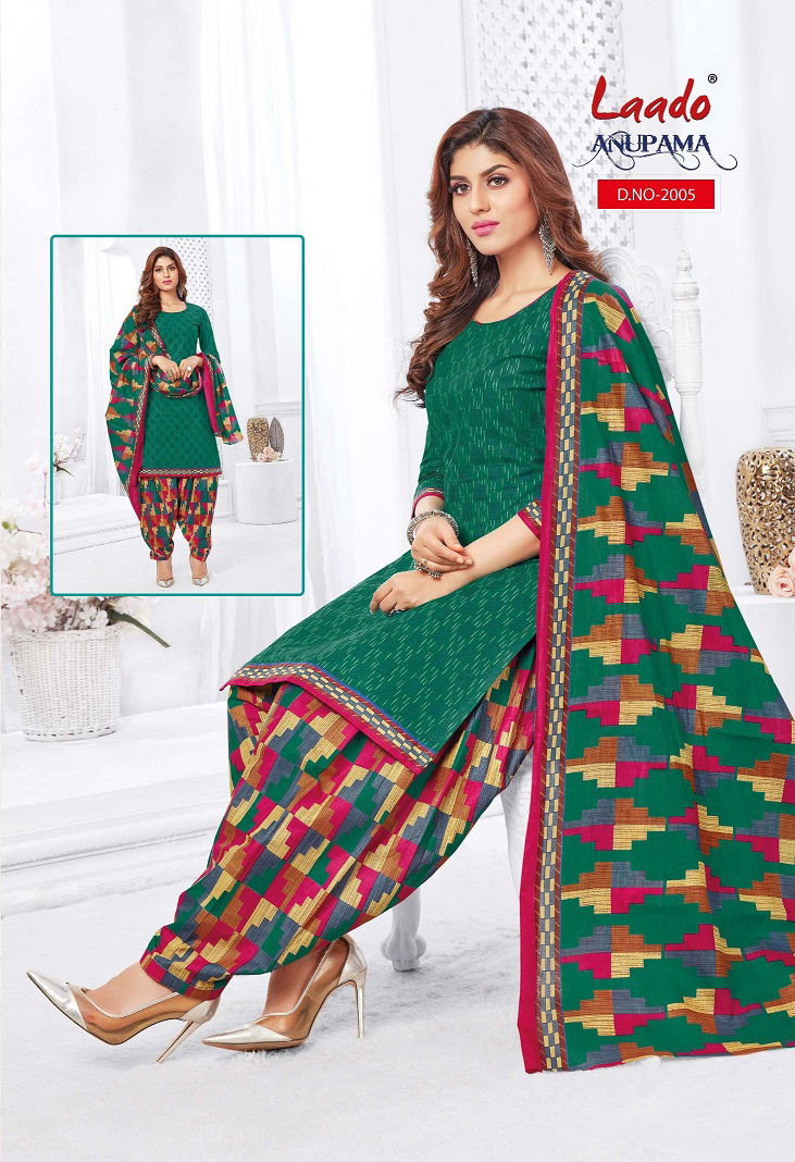 Laado Anupama 2 Casual Daily Wear Cotton Printed Dress Material Collection