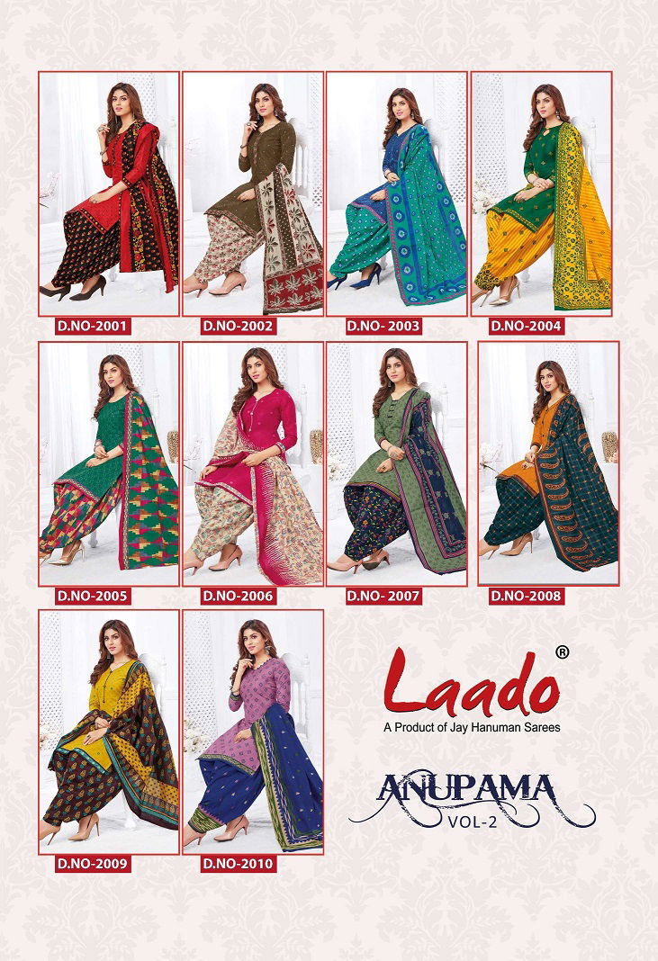Laado Anupama 2 Casual Daily Wear Cotton Printed Dress Material Collection