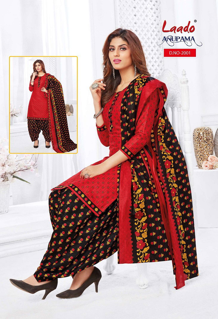 Laado Anupama 2 Casual Daily Wear Cotton Printed Dress Material Collection