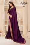 Saroj Kalpana Fancy Party Wear Vichitra Silk Stylish Latest Saree Collection