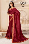 Saroj Kalpana Fancy Party Wear Vichitra Silk Stylish Latest Saree Collection