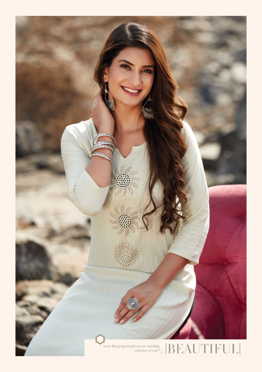 Wanna Maggie 2 Exclusive Fancy Party Wear Rayon Kurti With Bottom Collection