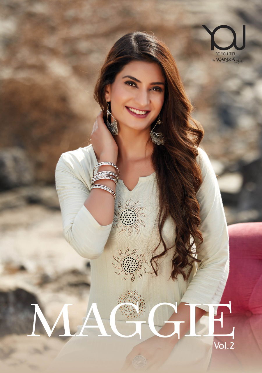 Wanna Maggie 2 Exclusive Fancy Party Wear Rayon Kurti With Bottom Collection