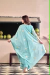 KF 309 Kalaai Chinon Embroidery Kurti With Bottom Dupatta
