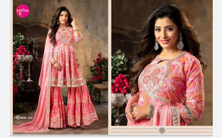 Lapink Afreen 3 Fancy Heavy Wedding Wear Cotton Latest Designer Salwar Kameez
