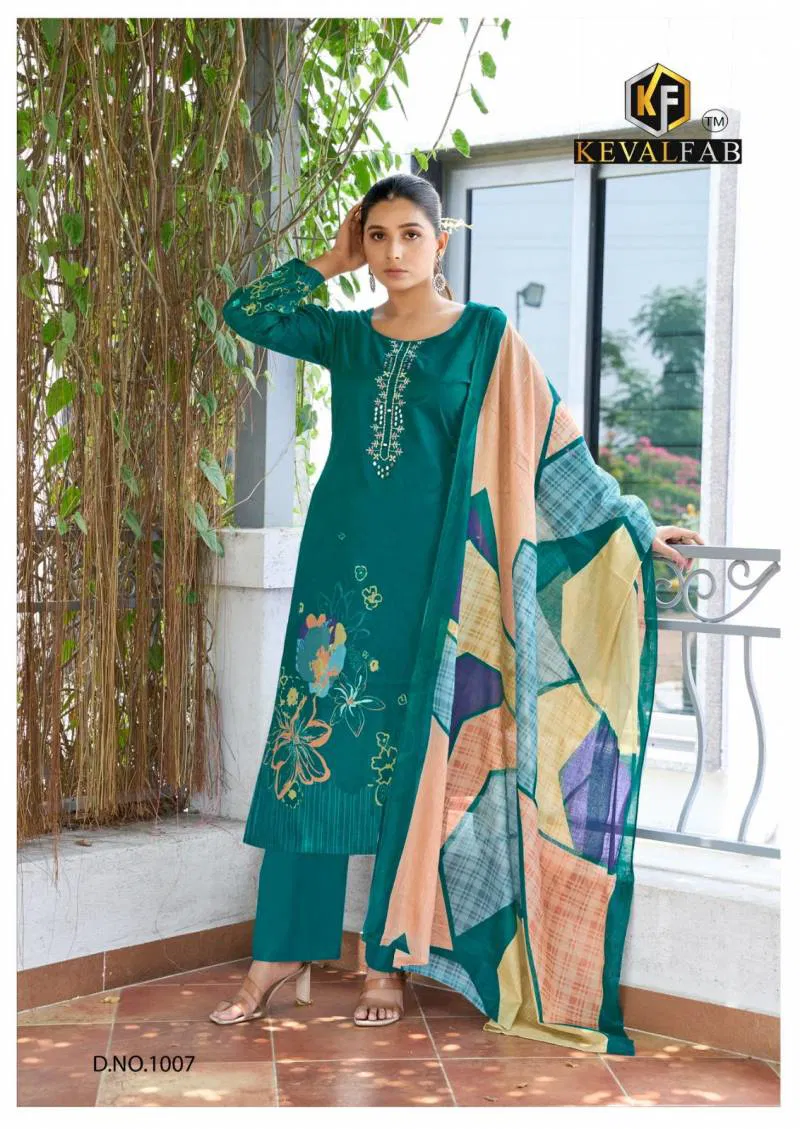 Aalaya Vol 1 By Keval Cotton Printed Dress Material Wholesale Market In Surat