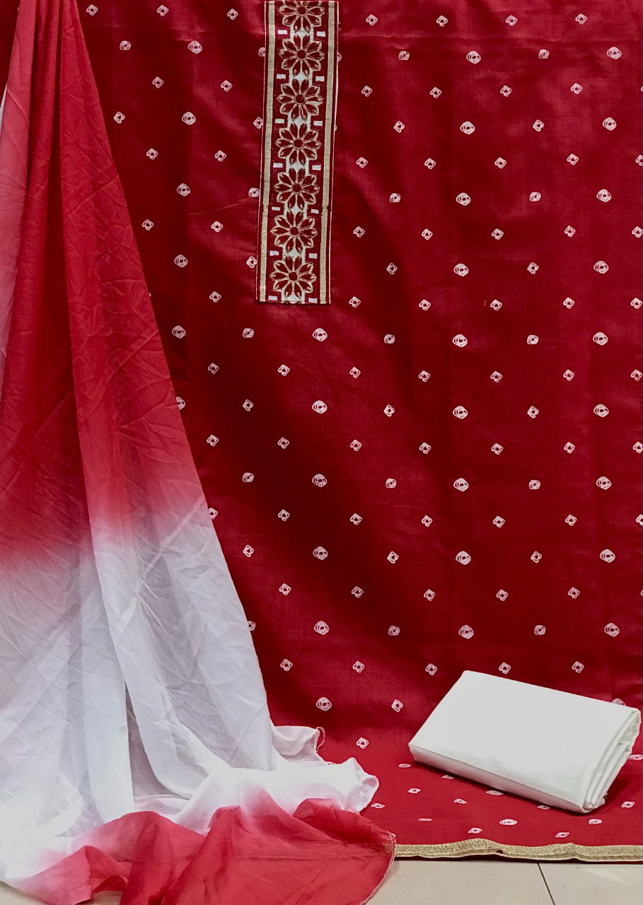 Tcvt Sangam Casual Daily Wear Slub Cotton Printed Dress Material Collection