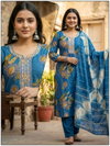 Naisha K 724 Vertican Discharge Print Kurti With Bottom Dupatta Wholesale Online