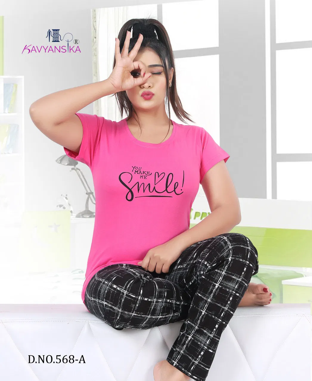 Kavyanshika 568 New Designer Comfortable Hosiery Capri Night Suits Collection