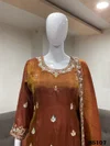 Orange Colour Luxuria Vol 1 By Beriston Sharara Suit BS107
