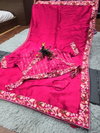 JK Fancy Fabric With Heavy Sequence Lace Border Saree Wholesalers In Delhi