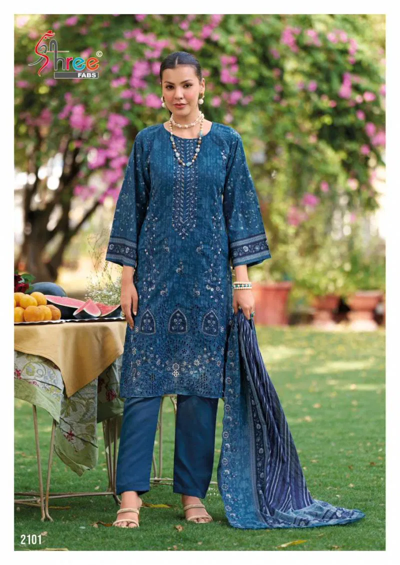 Bin Saeed Lawn Collection Vol 21 By Shree Pakistani Salwar Kameez Wholesalers In Delhi