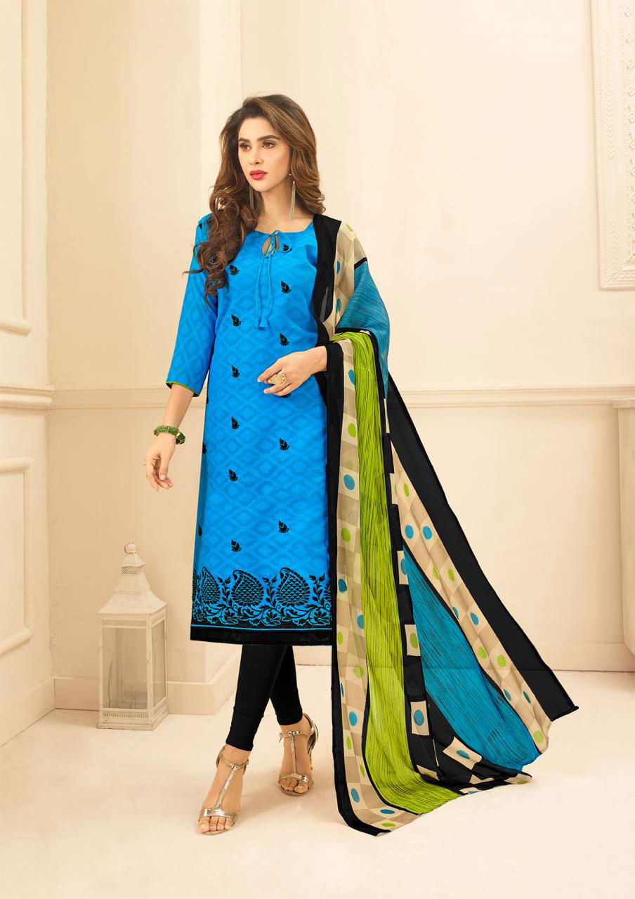 K Divanshi Designer Printed Cotton Dress Material