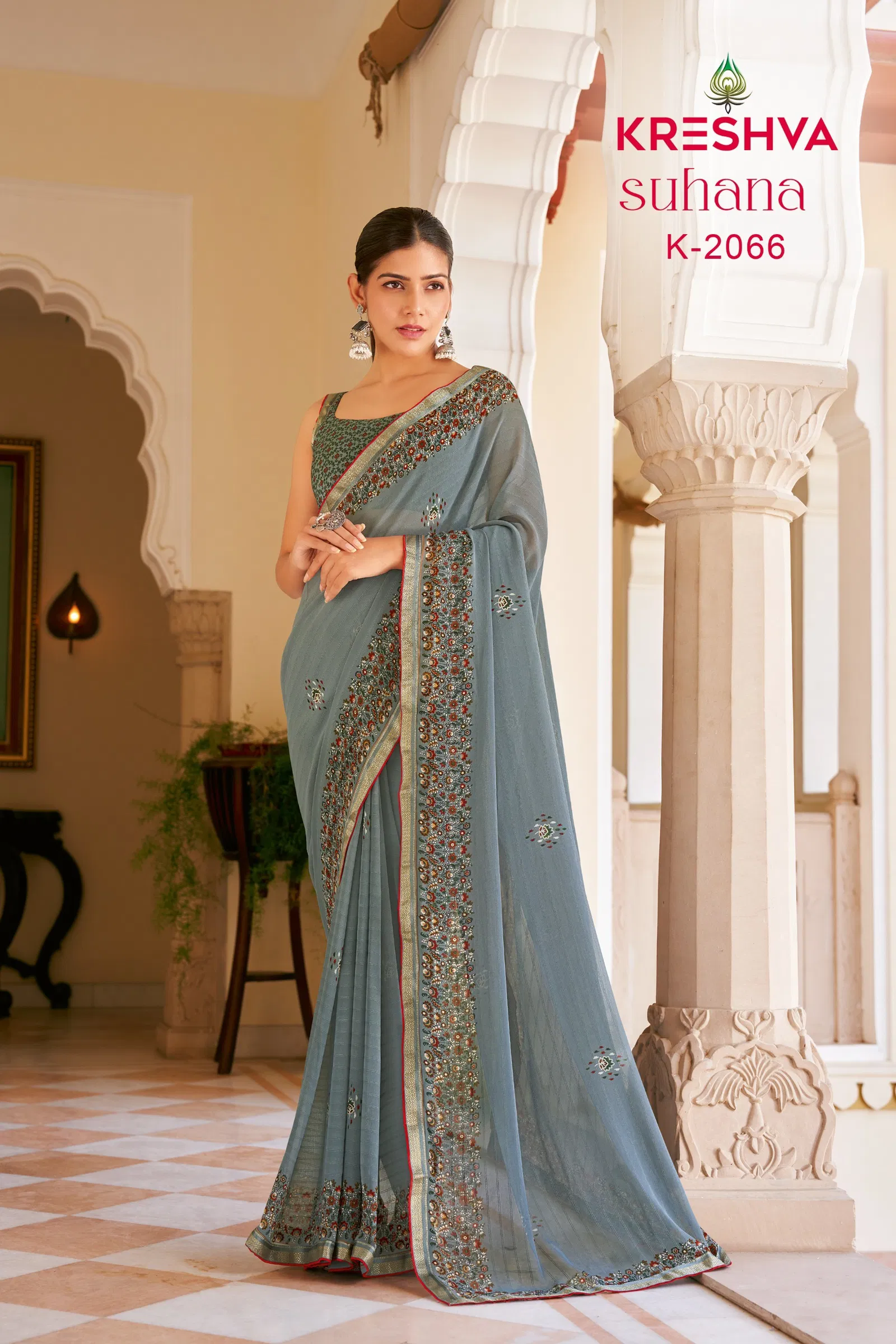Suhana By Kreshva Dani Georgette Printed Daily Wear Saree Orders In India