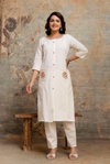 Naisha K 259 Cotton Flex Embroidered Kurti With Bottom Bulk Orders In India