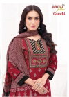 Gamthi Vol 10 By Aarvi Cotton Printed Kurti With Bottom Dupatta Exporters In India
