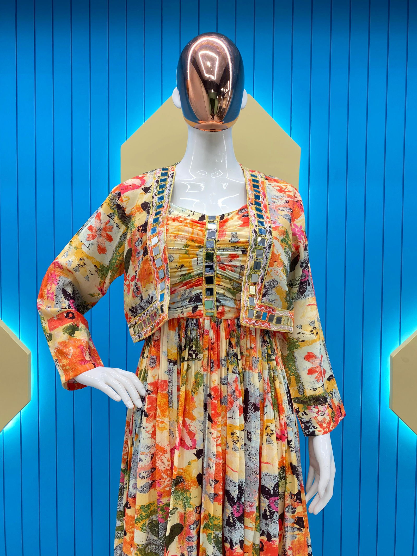 LG 1750 Masleen Designer Party Wear Kurtis Catalog