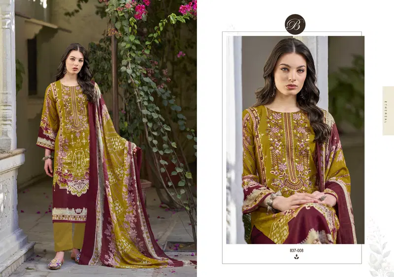 Riwayat Vol 11 by Belliza Rayon Digital Printed Dress Material Suppliers In India
