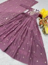 Sn 2422 Beautiful Star Georgette Gown With Dupatta Suppliers In India
