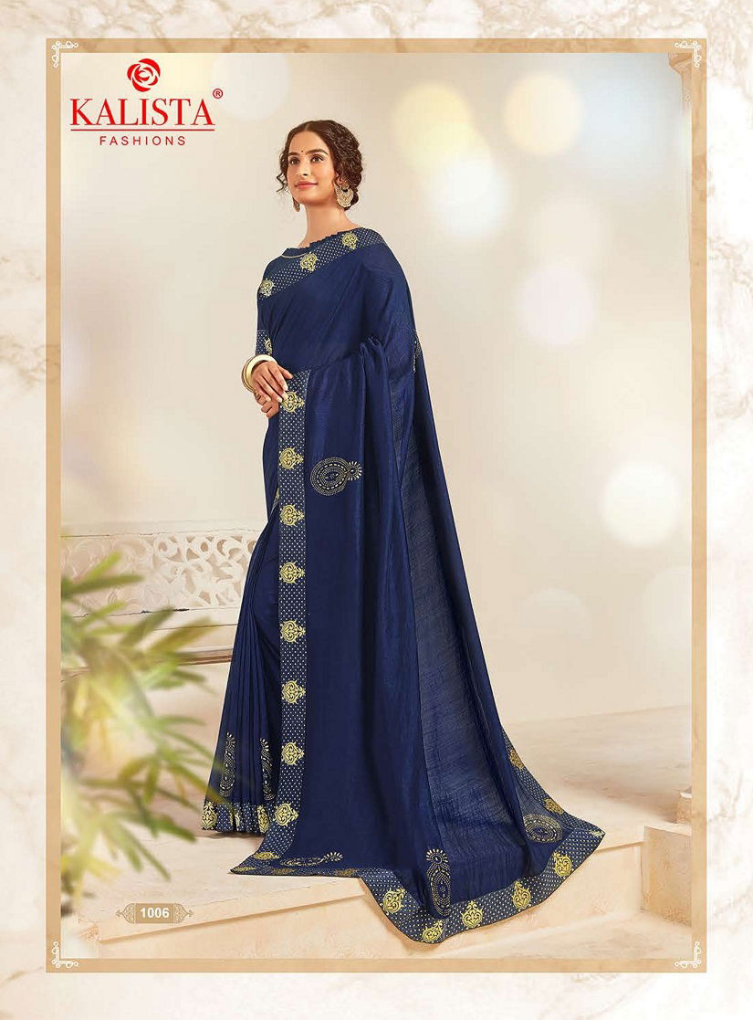 Kalishta Your Choice Exclusive Festival Wear Designer Vichitra Silk Saree Collection
