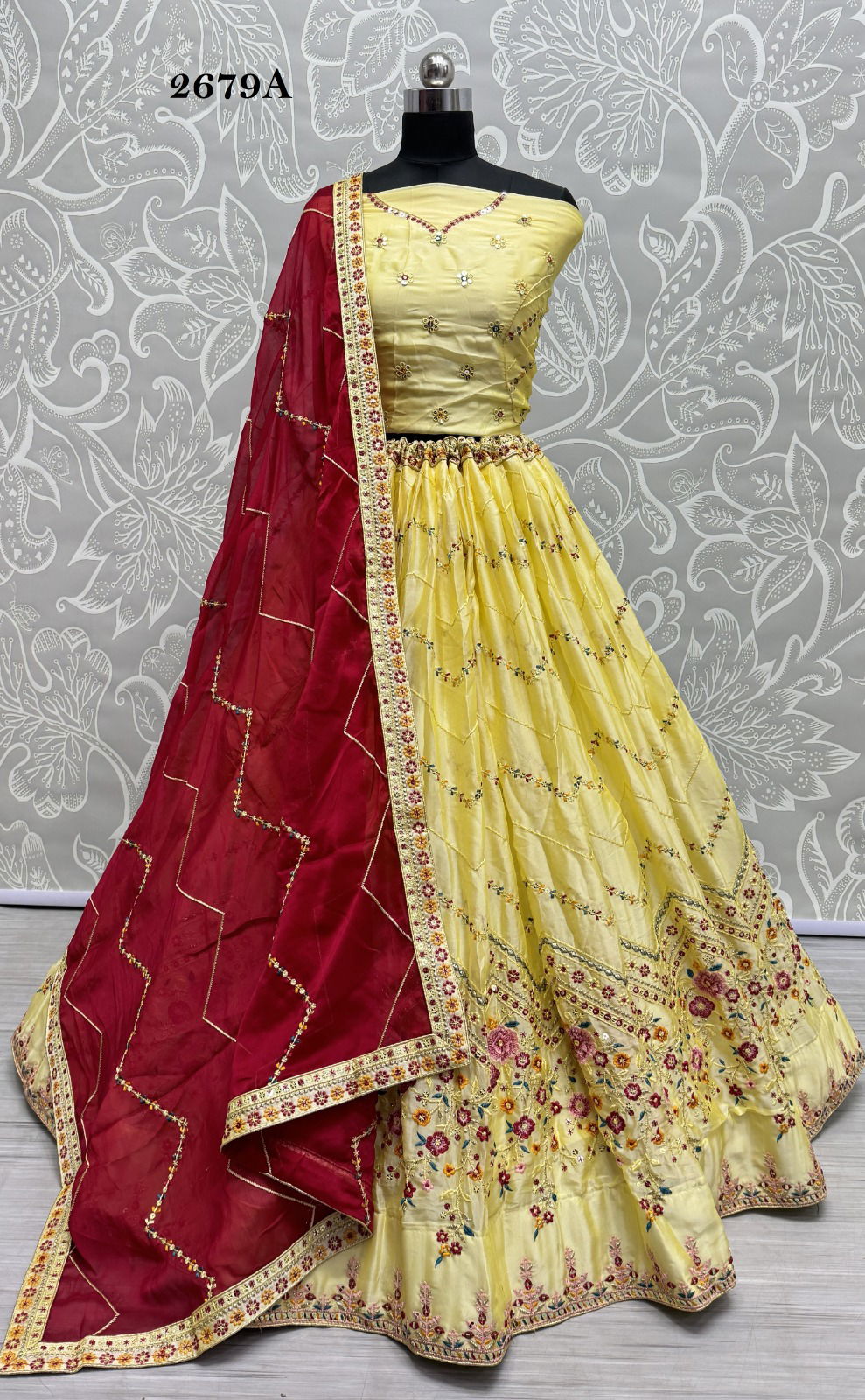 2679 A To C by Anjani Art Rangoli Silk Ocassion Wear Lehenga Choli Wholesale Shop In Surat