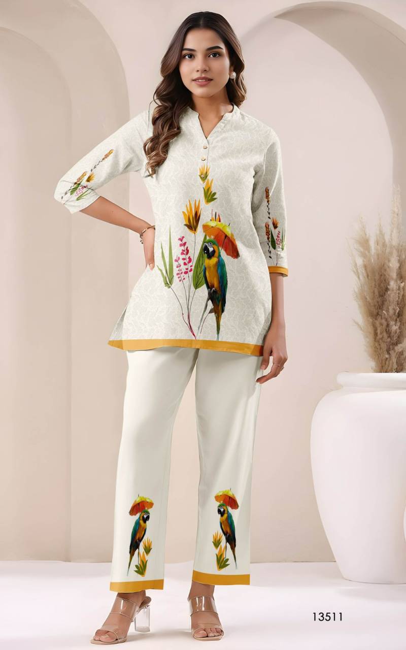 Tanyaa P 259 Cotton With Fancy Printed Western Co Ord Sets Orders In India