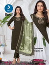Kunti By Kaya Chanderi Jequard With Digital Printed Kurti Set Wholesale Price In Surat
