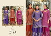 Ziya By Eba Heavy Embroidery Chinon Readymade Suits Exporters In India
