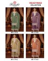 R 1779 A To D By Ramsha Gabana Zari Readymade Pakistani Suits 