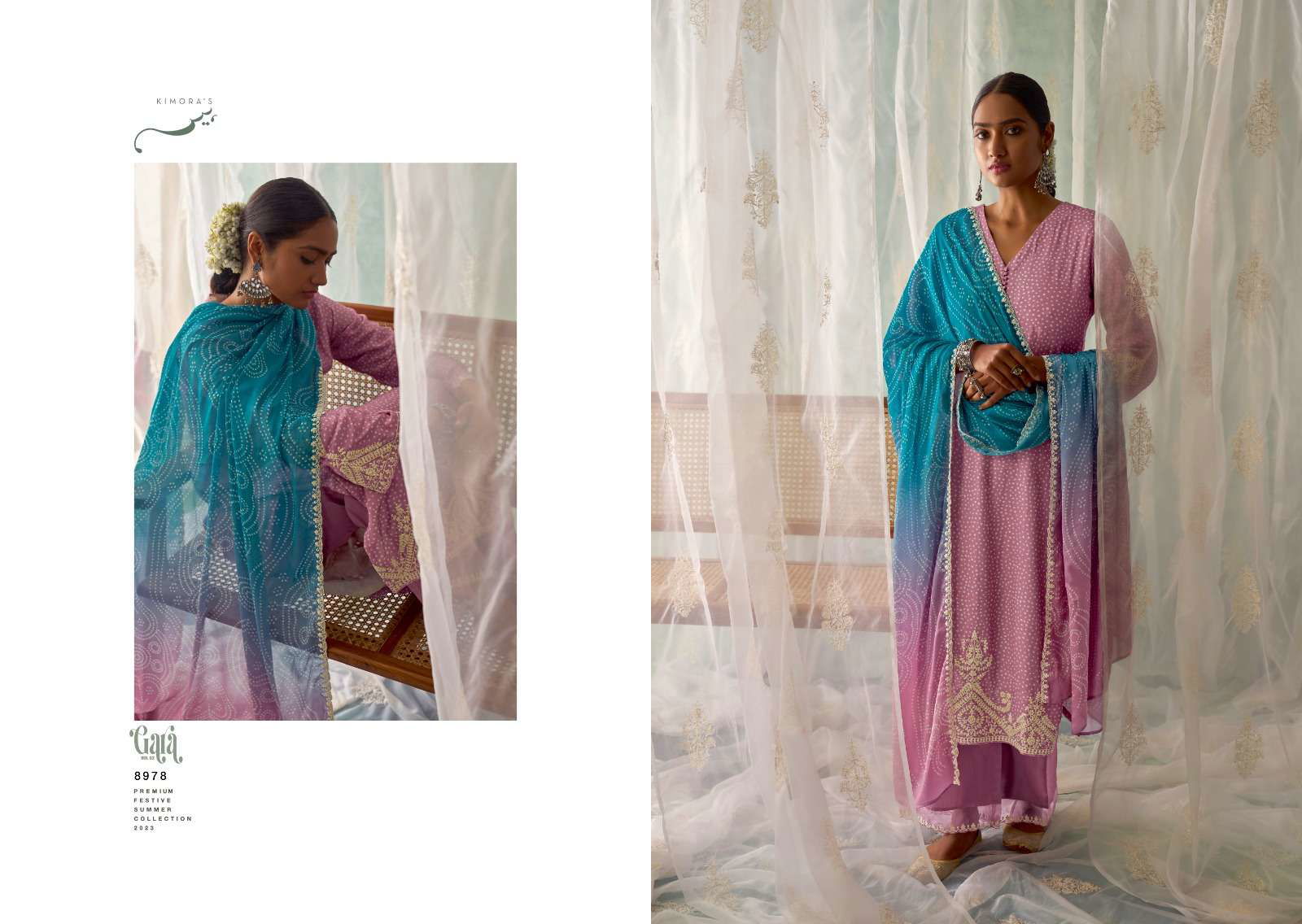 Heer By Kimora Gara 2 Digital Printed Suits Catalog