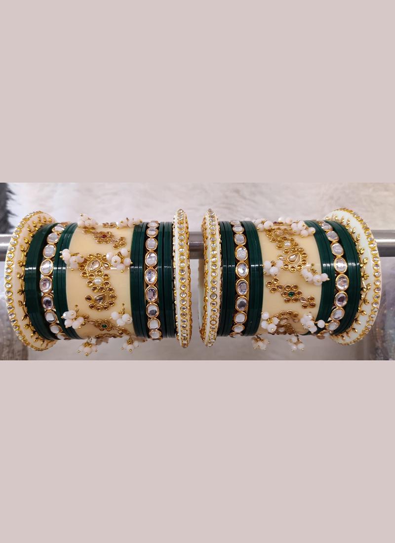 Gorgeous Fancy Bridal  And Party Wear Bangles Collection With Stone Work