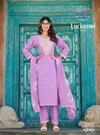 Lucknowi Vol 2 By Radhika Rayon Embroidery Kurti With Bottom Dupatta