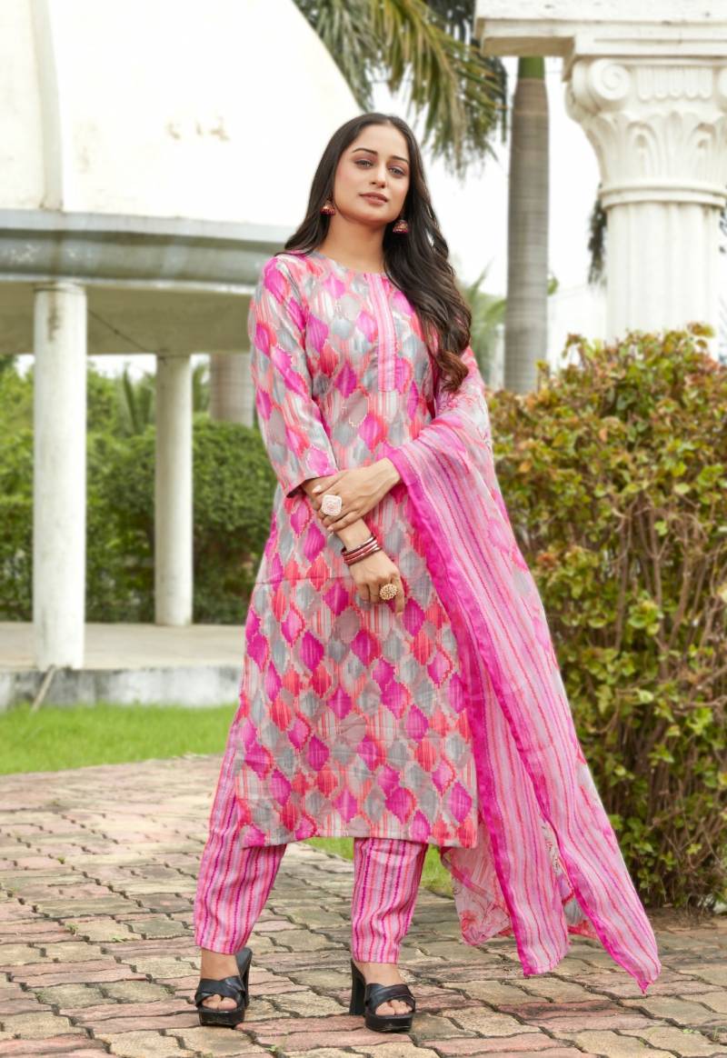 Tanyaa P 132 Cotton Printed Kurti Bottom With Dupatta Online Wholesale