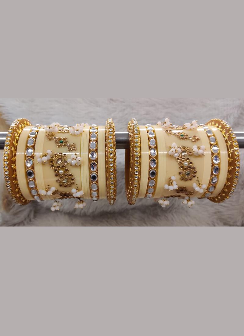 Gorgeous Fancy Bridal  And Party Wear Bangles Collection With Stone Work