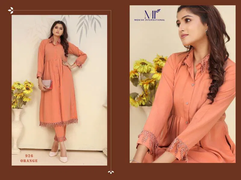 Ice Vol 2 By Moksh Rinkal Cotton Kurti With Bottom Wholesalers In Delhi
