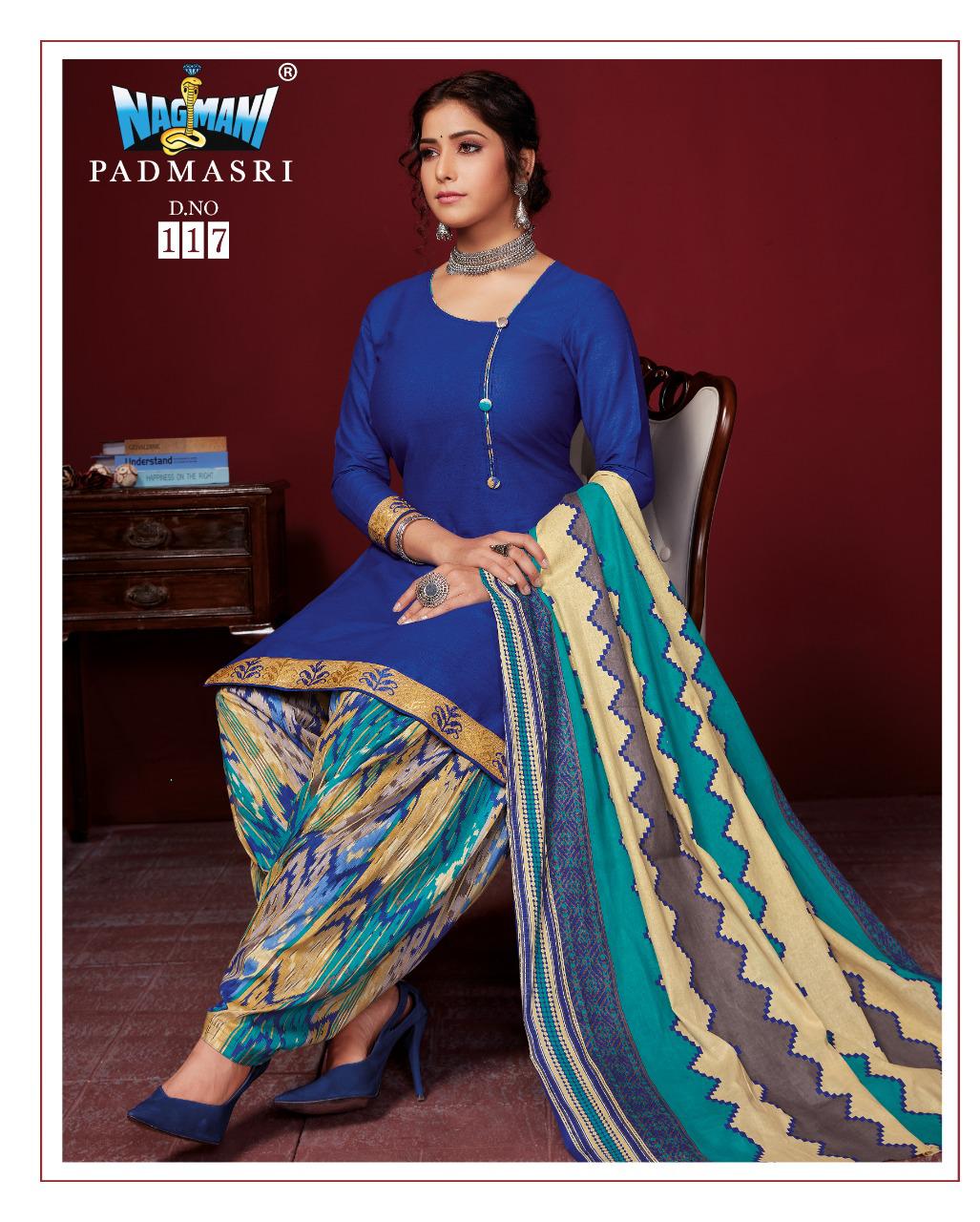 Nagmani Padmashri 11 Latest fancy Regular Casual Wear Printed Cotton Salwar Suit Collection