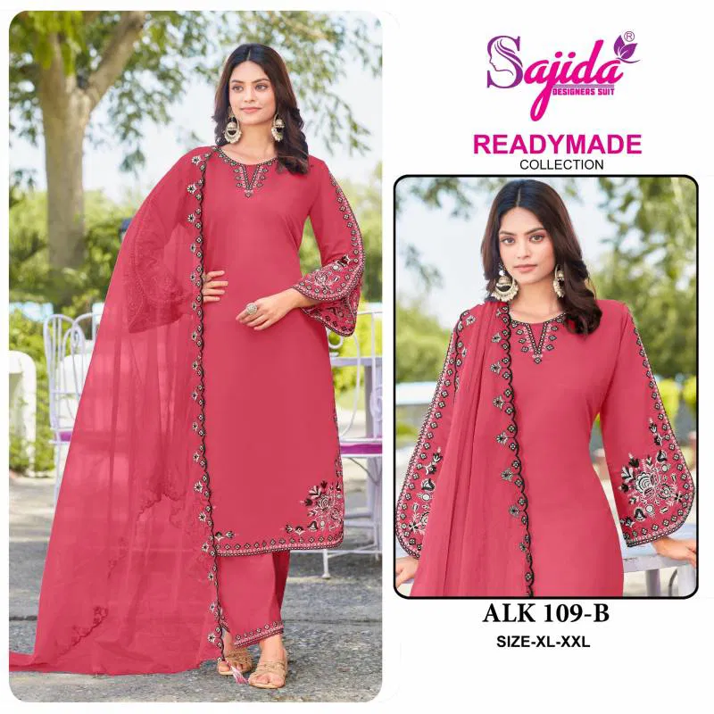 Sajida 109 A To D Embroidered Pakistani Salwar Kameez Exporters In India