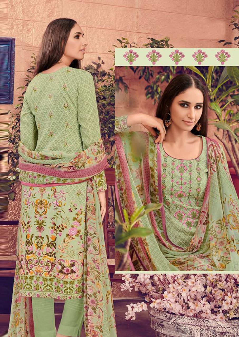 Apna Cotton Almira 5 Latest fancy Designer Regular wear Printed Karachi Dress Materials Collection
