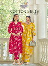 Cotton Bells Vol 3 By Radhika Cotton Printed Kurti With Bottom Exporters In India