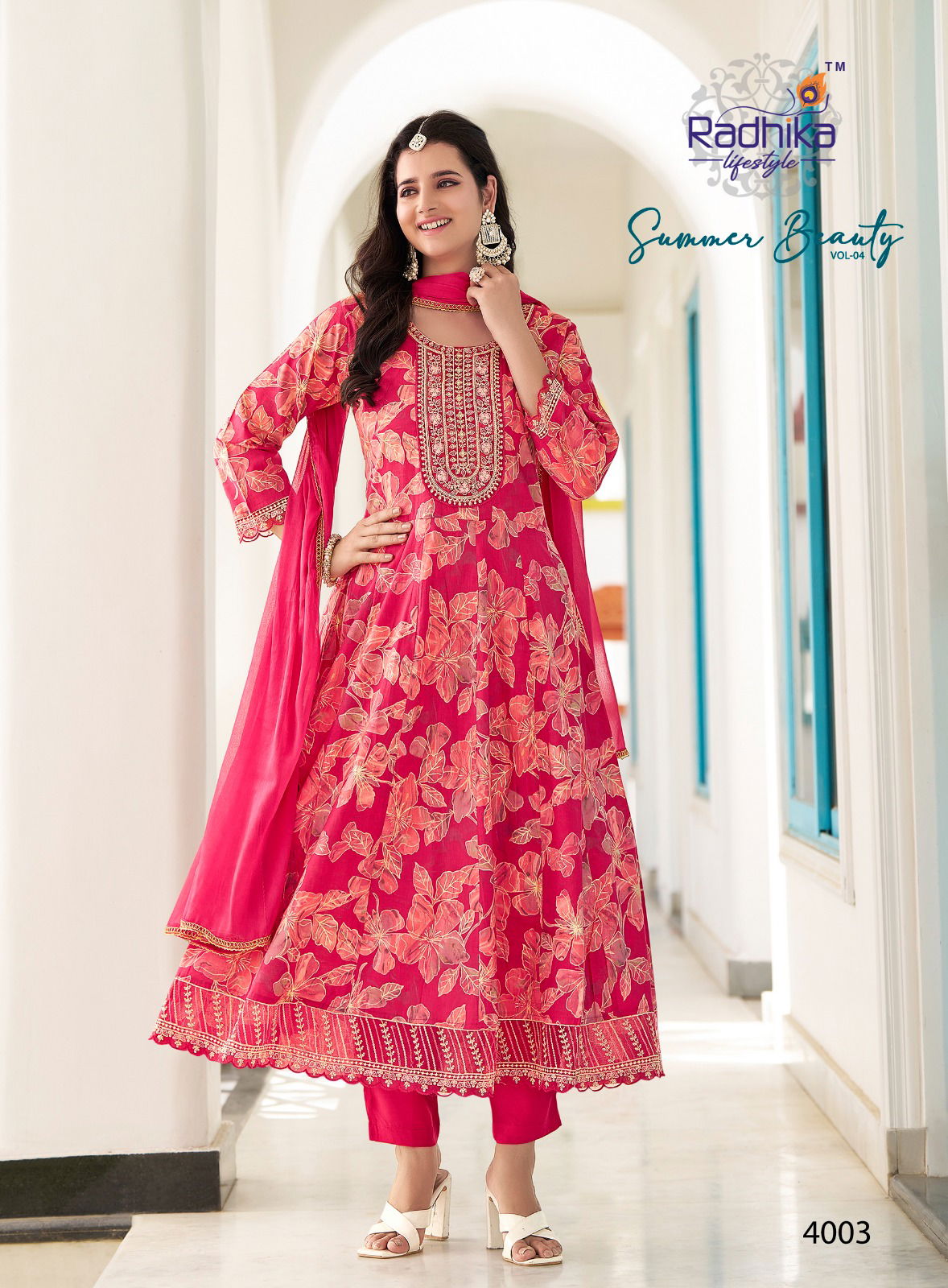 Summer Beauty Vol 4 By Radhika Cotton Readymade Suits Wholesale Market