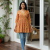 Naisha K 396 Cotton Print Stylish Casual Wear Short Top Collection Wholesale Price In Surat