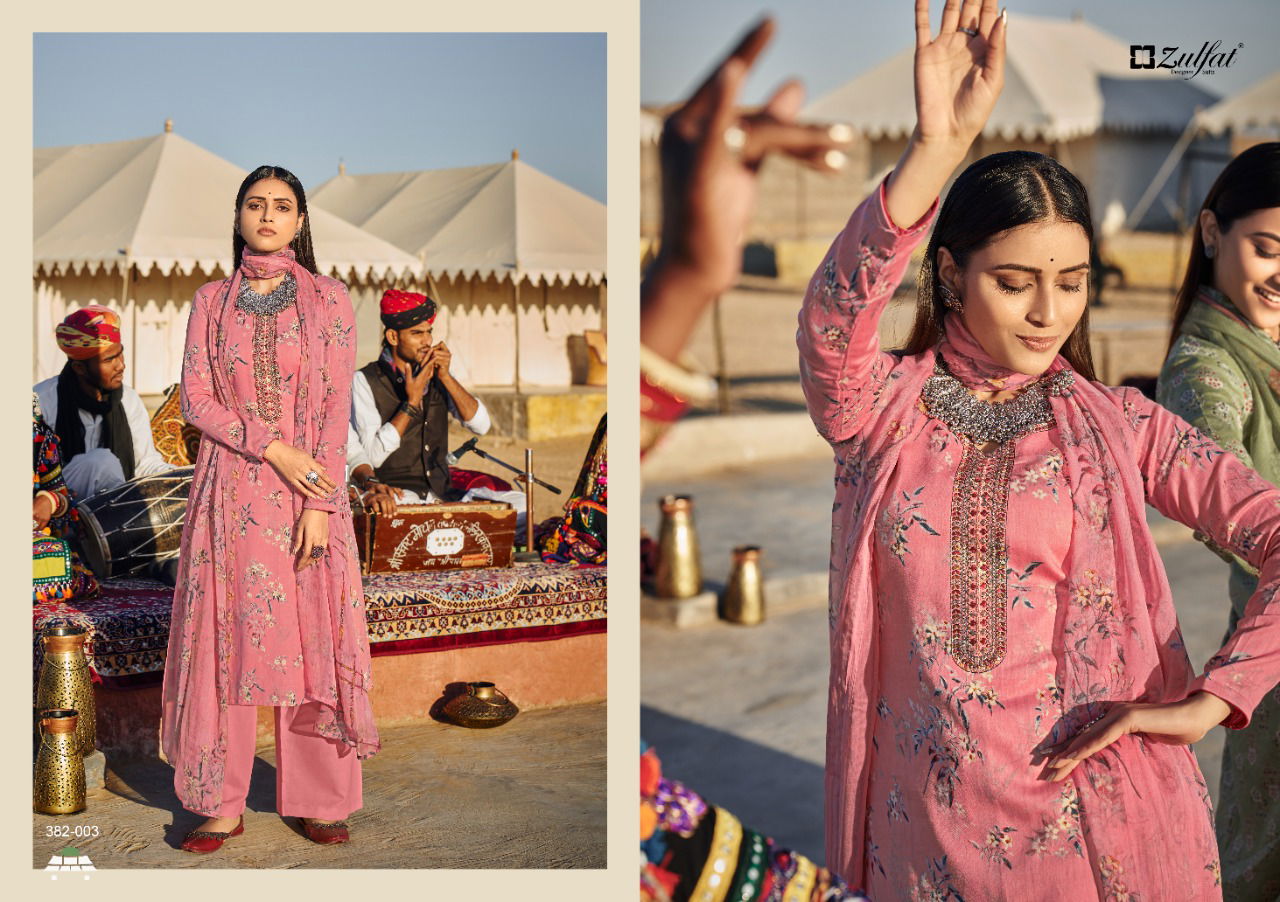 Zulfat Avisha Fancy Festive Wear Cotton Printed Ready Made Dress Collection
