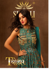 Shivali Tyohaar Beautiful Upada Prints Elegant Look Indo Western Gown Catalog