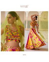 Qayaamat By Sayuri Stylist  Indo Western Lehenga Choli Wholesale Online
