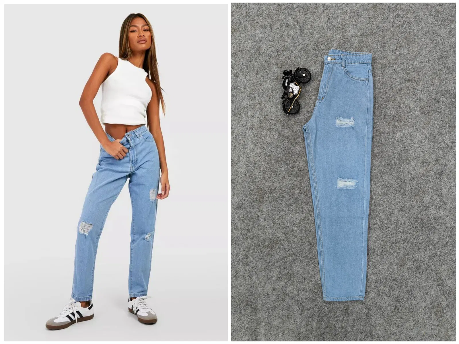 Vivda Western Funky Mom Fit Wholesale Jeans in India
 