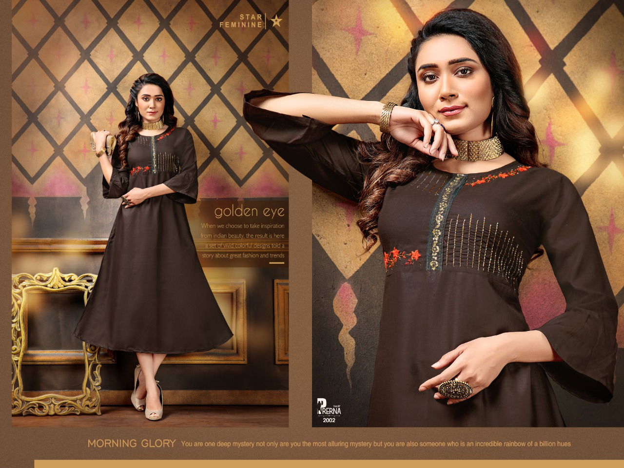 Prerna 7 Rayon Ethnic Wear Flair with Designer Handwork Kurtis Collection