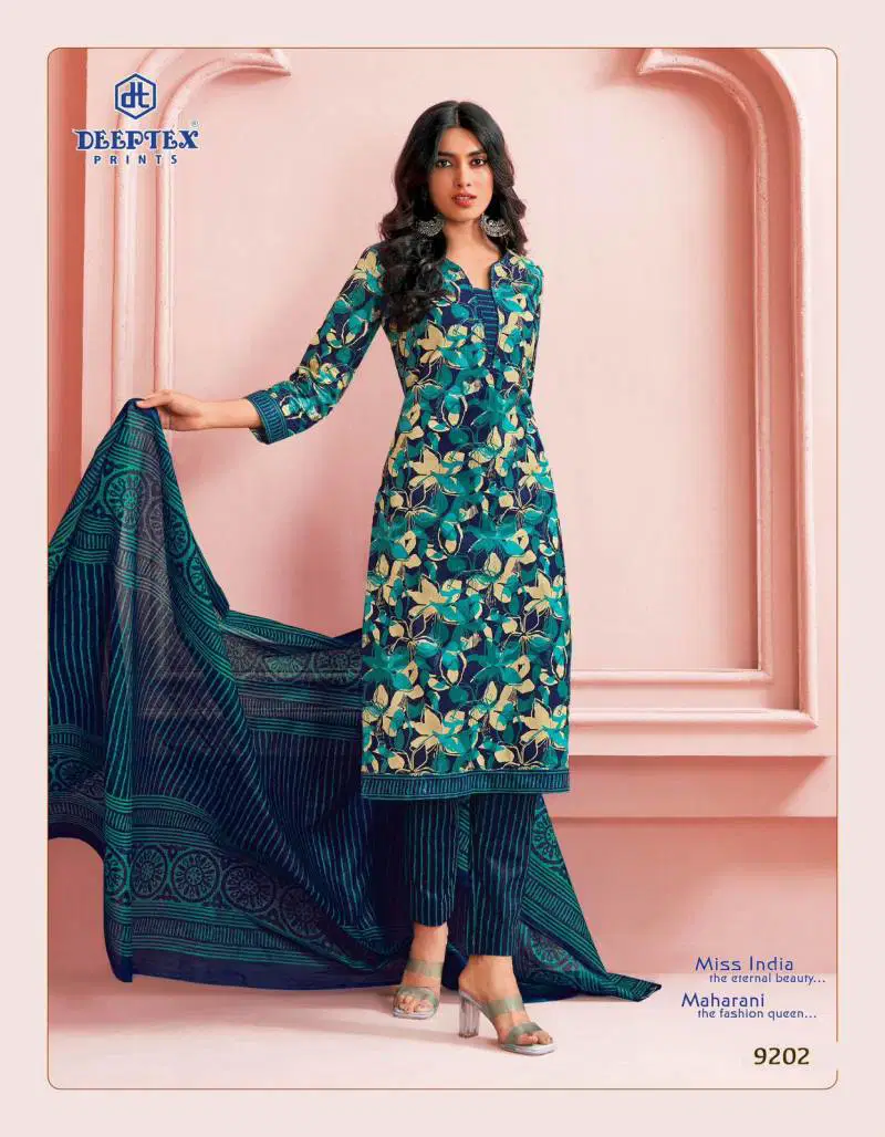Miss India Vol 92 By Deeptex Cotton Printed Dress Material Exporters In India