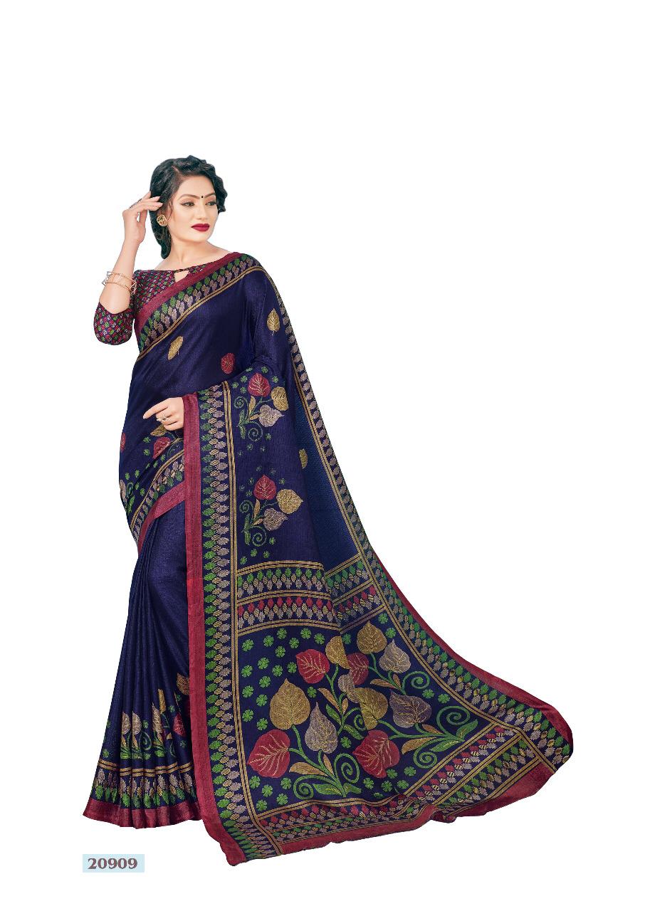 Mintorsi Mysore Silk With Exclusive Print Designer Sarees Collection